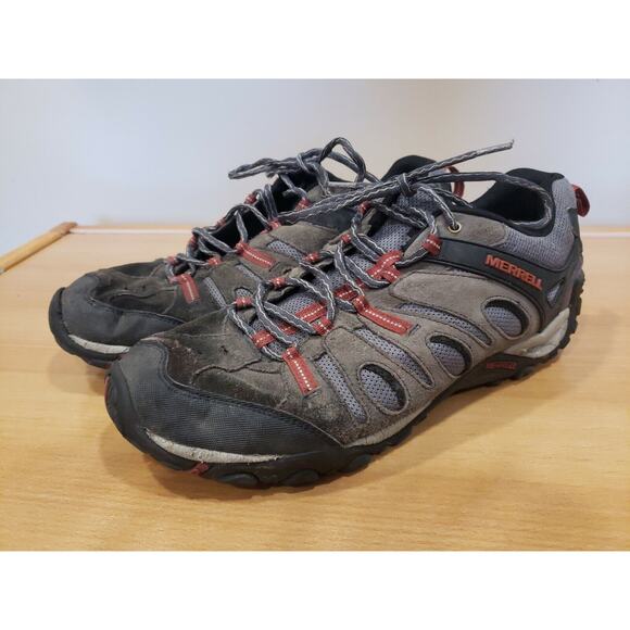 Merrell Mens Size 12 Crosslander Vent Gray Hiking Shoes Sneakers J343406C - Picture 1 of 12